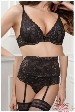 Шикарный комплект Jasmine lingerie 1100/76 SOFI + 2107/76 Vanessa